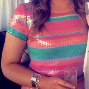 Laundry by Shelli Segal sequin dress